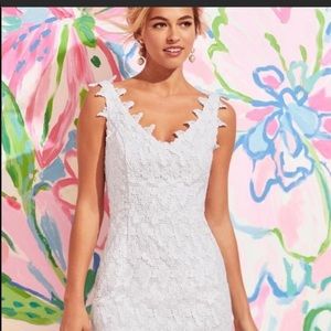 Lilly Pulitzer Resort White Reeve Shift lace dress